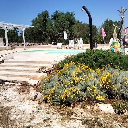 アパート Trullo Serena Con Uso Piscina オストゥーニ